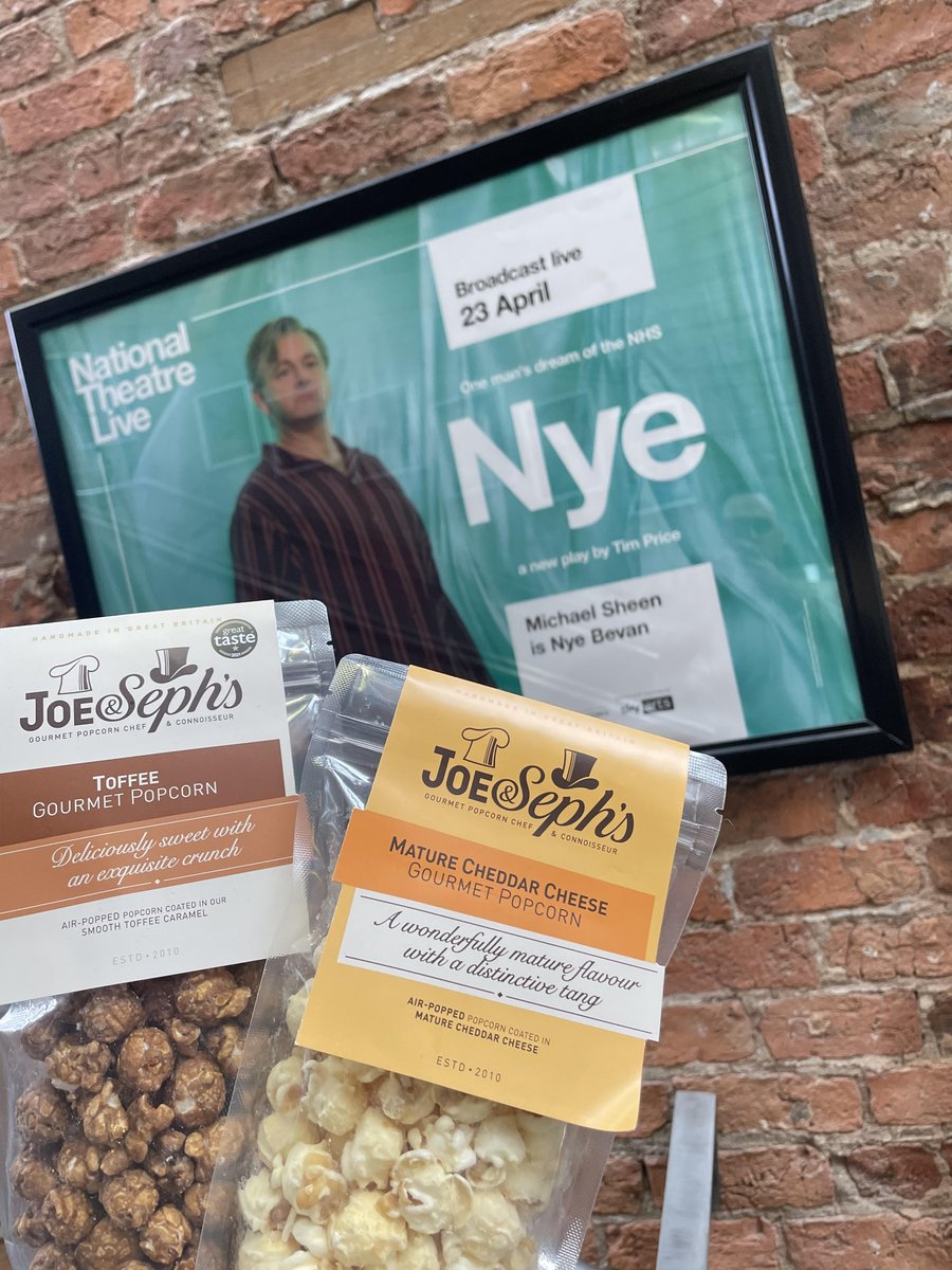 A brand-new play from @NTLive, see Michael Sheen’s spectacular performance in #NTLiveNye. See it live at City Screen on the 23rd April. And while you're here why not treat yourself to some Gourmet Popcorn with our Joe and Sephs range available at the Box Office