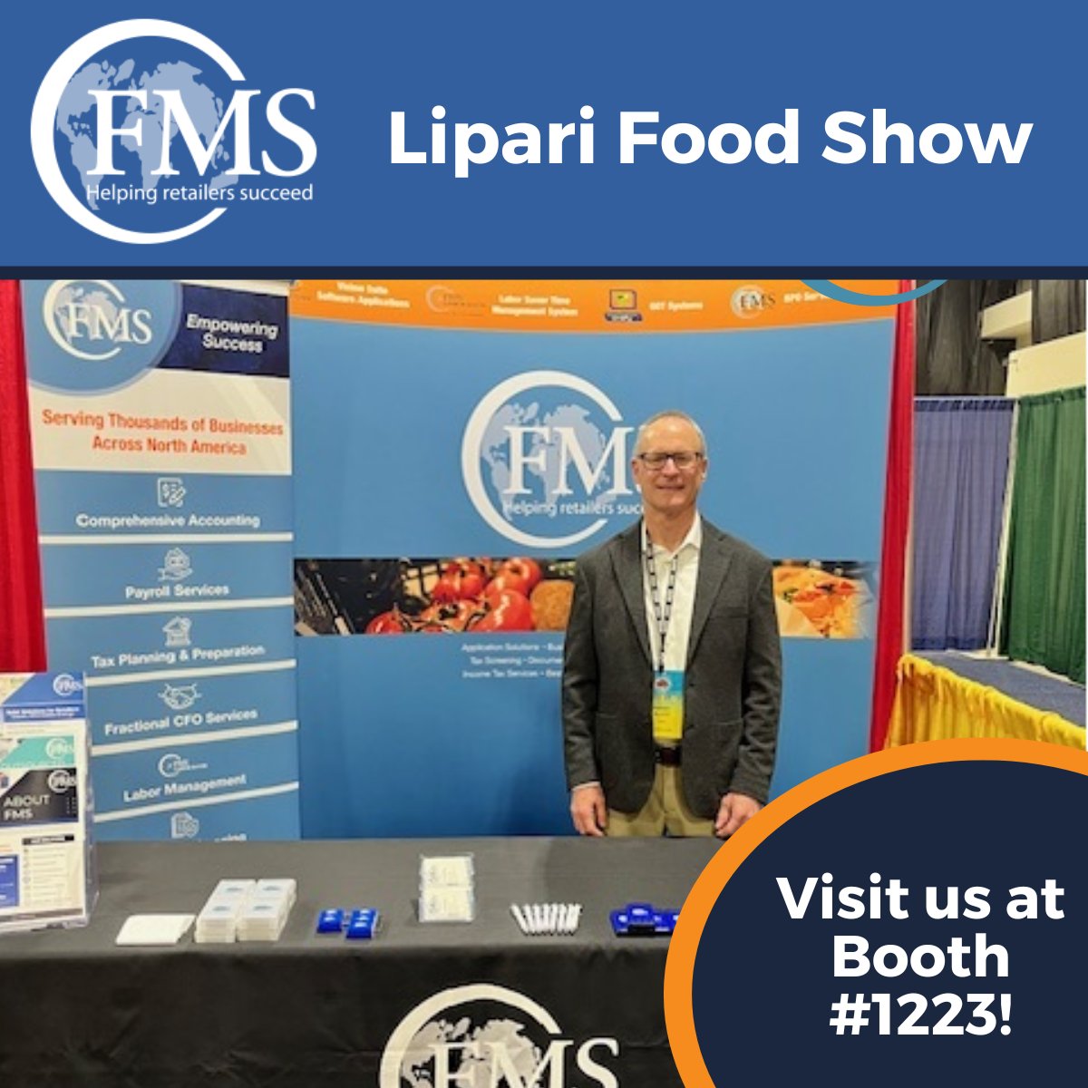 Come see us today at the Lipari Food Show in booth #1223 ! We've got exciting updates and innovative solutions tailor-made for your business. Let's connect!
#FMSsolutions #GOTsystems #IndependentRetailers #FoodShow