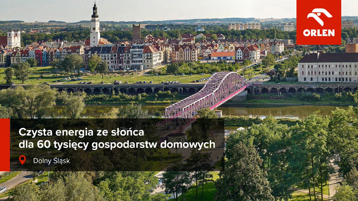 Nasza kolejna farma fotowoltaiczna powstanie w okolicach Głogowa na Dolnym Śląsku. Więcej informacji👉orlen.pl/pl/o-firmie/me…