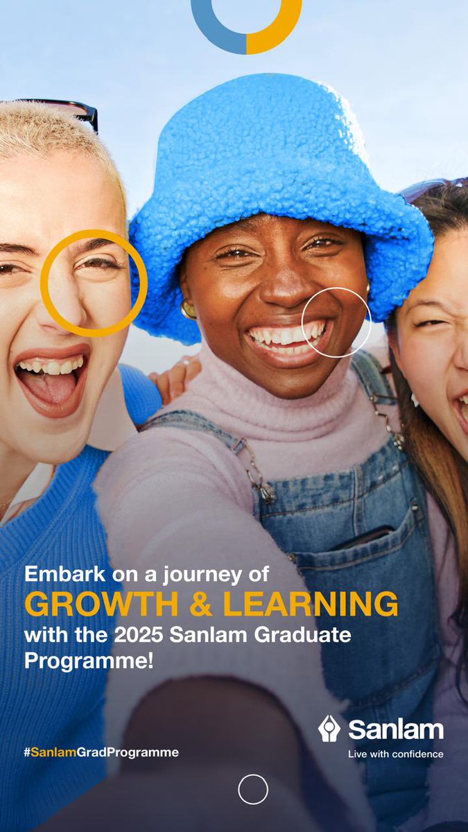 twin_tebo's tweet photo. Say goodbye to boring lectures and hello to real-world projects! The 2025 Sanlam Grad Programme offers hands on experience, mentorship, and a supportive community to help you thrive in your chosen field. Apply now https://t.co/1EBW2Ddyhs #SanlamGradProgramme https://t.co/RbJPqZrUPT