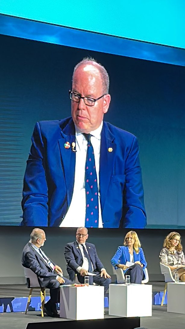 At the #OurOcean2024 The Prince Albert II of Monaco Foundation #FPA2 together with other private and public donors including myself have pledged 60.8 million USD towards marine conservation efforts over the next five years in the Mediterranean. #30x30 #PewBertarelliOceanLegacy