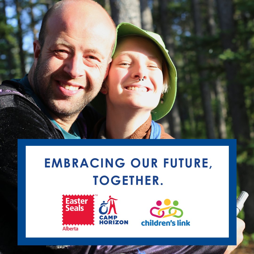 Exciting news! Easter Seals Alberta and @ChildrensLink are thrilled to announce that we are merging operations🤝Together, we're stronger and ready to serve our community better than ever! #StrongerTogether #EasterSealsABLinkingTogether 
Visit easterseals.ab.ca/new-chapter/ for more info