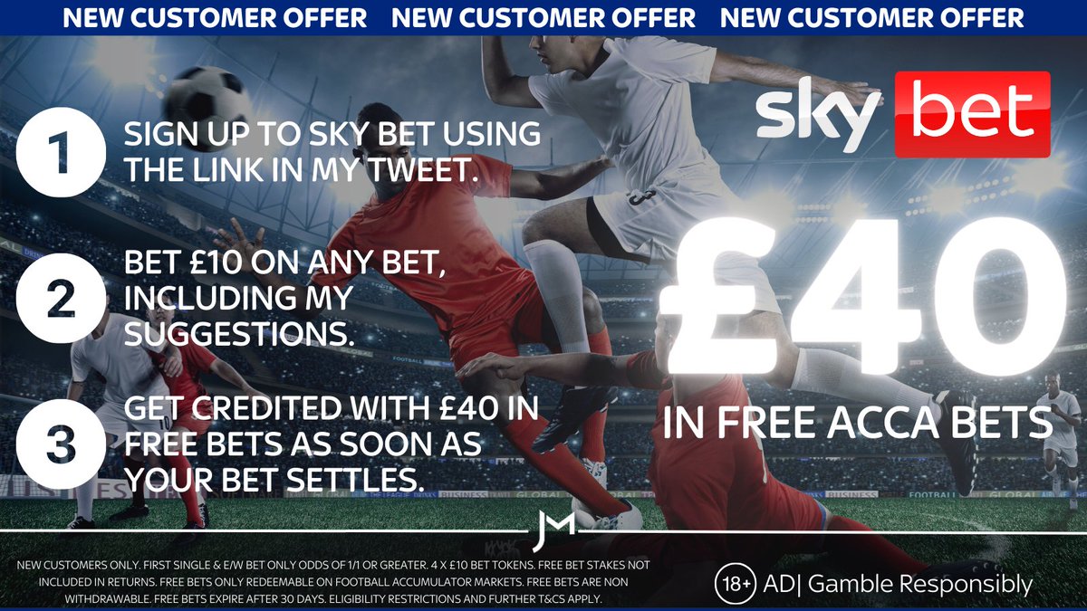 Fair call, I'll get a link to the bet sorted now for you guys. It'll be on Sky Bet. Join here: bit.ly/B10G40-sky Bet £10 on any bet above Evens, and get £40 in Free Acca bets. 🔞 | Ad | Gamble Responsibly | T&Cs Apply.