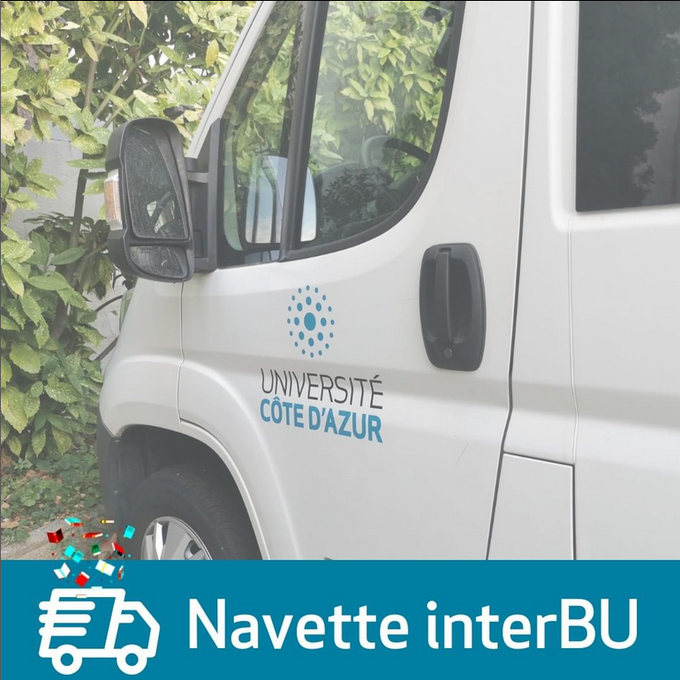 Le #SaviezVous - La Navette #InterBU 🚚

Faites venir d'une autre #BU_univcotedazur un ouvrage depuis le catalogue des BU (arrivage le mercredi).
👉 + d'infos : swll.to/BU_IUTNCA

#IUTNCA
#LesBUaVotreService
#Univ_CotedAzur
#Nice06

@univ_cotedazur