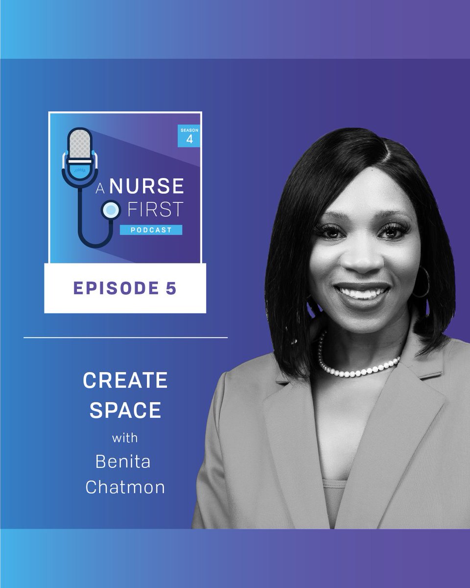 CREATE SPACE | New on #NursingCentered, don't miss out on Benita Chatmon's invaluable insights on prioritizing commitments and thriving in leadership roles in this episode of A Nurse First » bit.ly/4d0DVLh