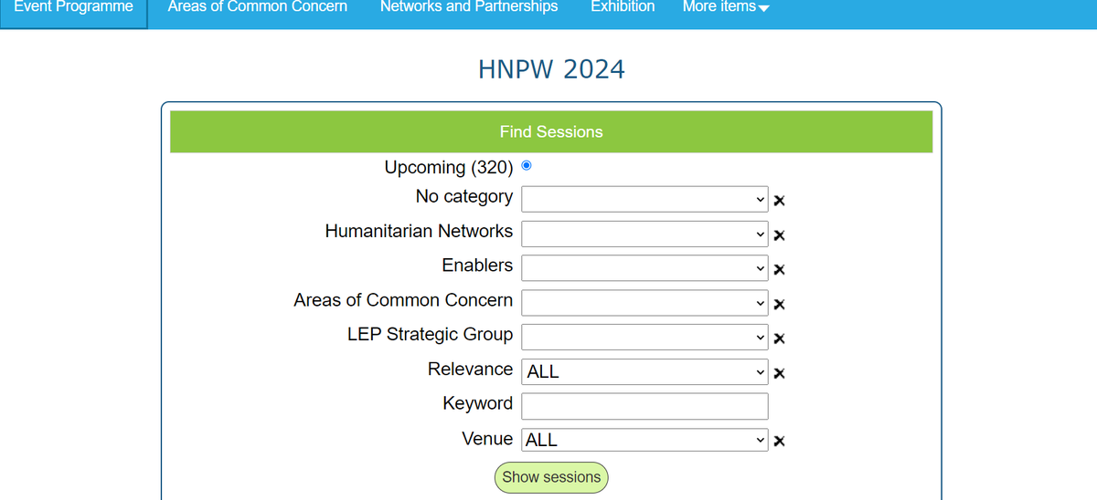 In 2024, seriously, how user unfriendly a website is this if you’d like to plan your schedule for the #HNPW2024?