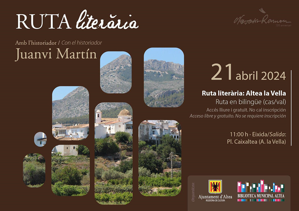 [VAL] 👉 El Consistori vos convida a conèixer la història d’Altea la Vella a través d’una ruta literària [CAS] 👉 El consistorio te invita a conocer la historia de Altea la Vella a través de una ruta literaria #altea +Info alteadigital.es/ca/2024/04/17/…