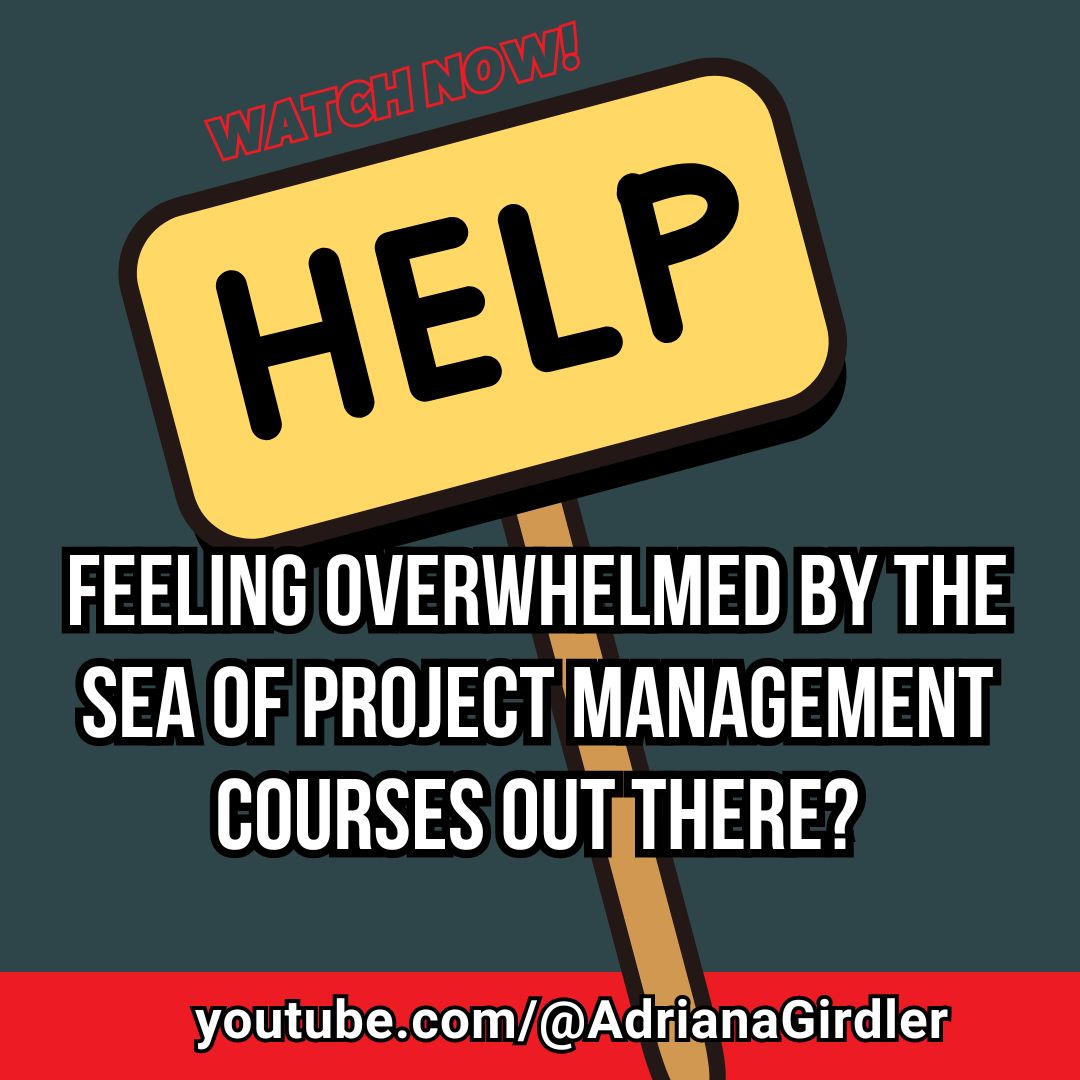 ⭐NEW VIDEO⭐ Wondering how to pick a project management course that’s right for you? I’ve got you covered in this video where I review all the factors to consider: youtu.be/RN5E1kAN4A8