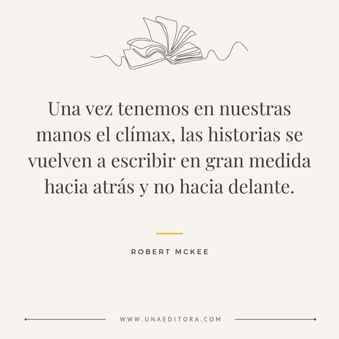 UnaEditora's tweet photo. Escribir partiendo del final; ¿lo habéis probado? https://t.co/im7XjV5DdN