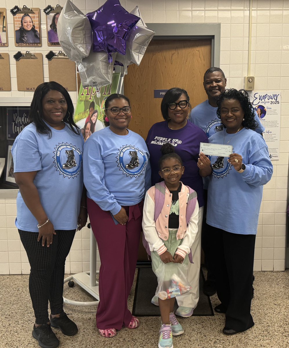 The Beatrice Moseley Missionary Society of St Luke AME Church Chesapeake VA donates to Deep Creek Elementary School to kick off their SOL Celebration! .@Dr. Michelle Ferebee .@DCEsuperhornets .@Dr_J_Miller Go Super Hornets!