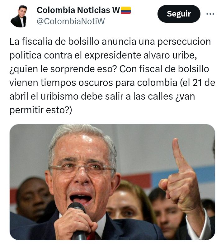 Se inventaron una marcha solo para salir a decir que Uribe es un pobre perseguido político. ¿Usted se va a dejar engañar otra vez?