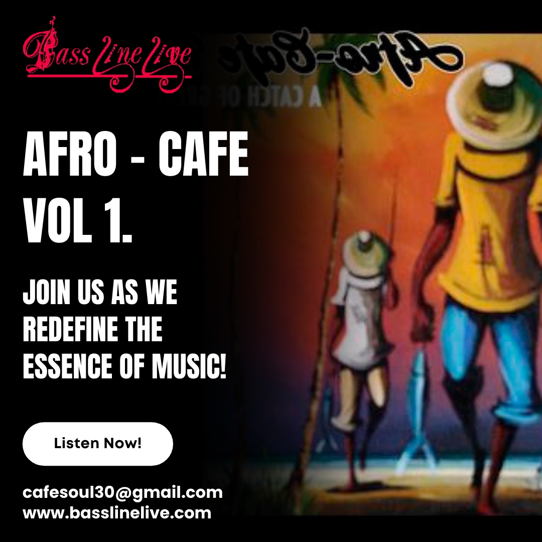 Experience the heartbeat of Africa with Afro-Cafe Vol 1.

 🌍🎶 Join us as we redefine the essence of music, where every beat tells a story and every melody paints a picture! 

🌐 basslinelive.com

#bassinelive #boutiquerecordlabel #musicproducerlife #concertpromoter