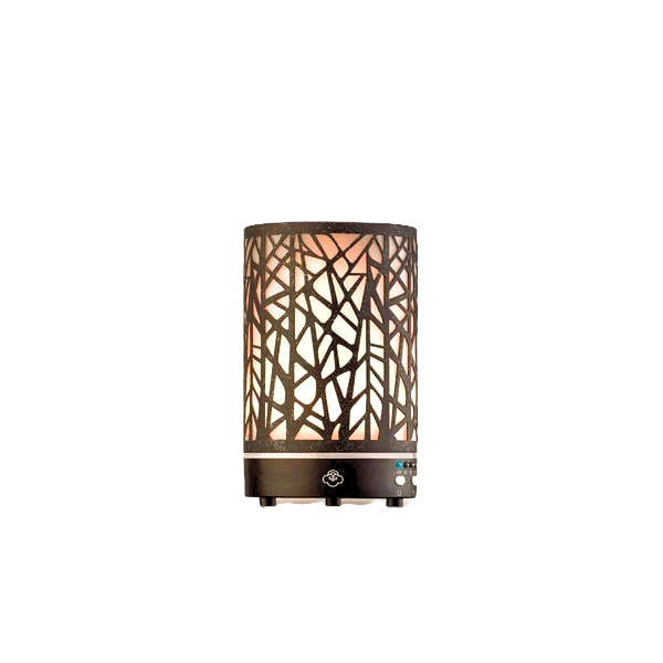 Forest Rusted Metal Essential Oil diffuser with LED lights tuppu.net/350b2119 #womanowned #smallbusiness #handmade #handmadesoap #bathandbeauty #selfcare #Soap #Christmasgifts #vegan #DeShawnMarie