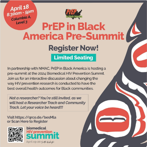 TOMORROW: CHLP's S. Mandisa Moore-O'Neal joins @PrEPInBlkUS at its Pre-Summit meeting for the Biomedical HIV Prevention Summit in Seattle to talk about changing HIV prevention research to have the best overall health outcomes for Black communities. 
#HIVAdvocates