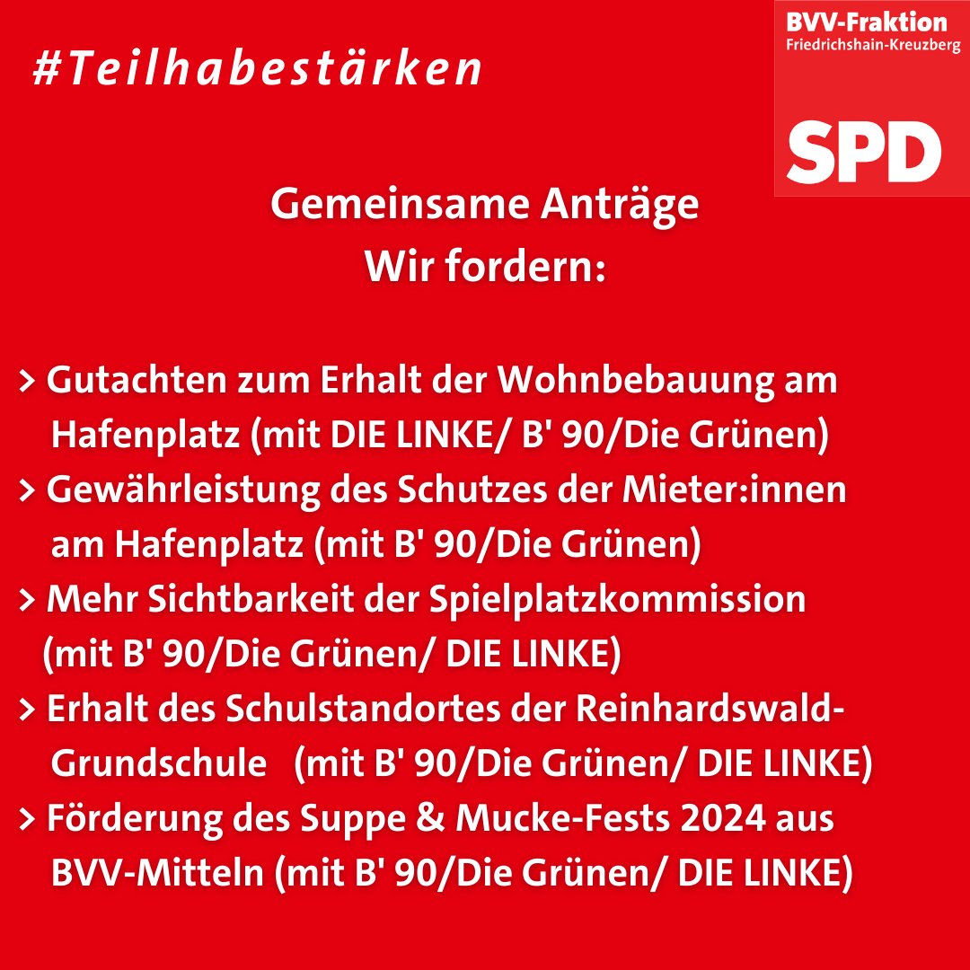 SPD-Fraktion in der BVV Friedrichshain-Kreuzberg tweet media