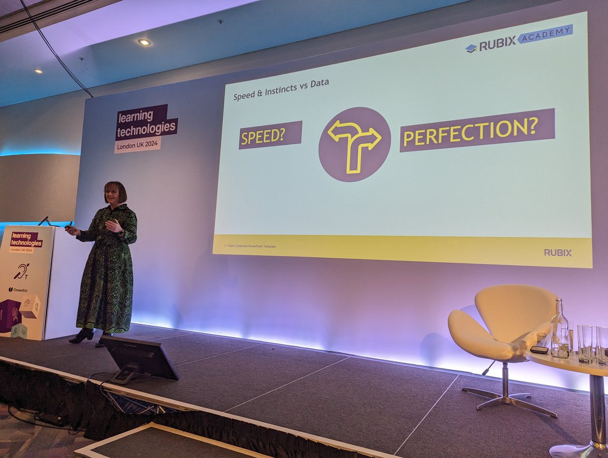 Sally-Ann Bartlett, Group L&D at Rubix starts us off with her big challenge. In just 3 months she had to sort out company-wide provision of learning for Rubix - a private equity company. How? She realised she needed to be brave & fast rather than slow & perfect #T3S2 #LT24UK