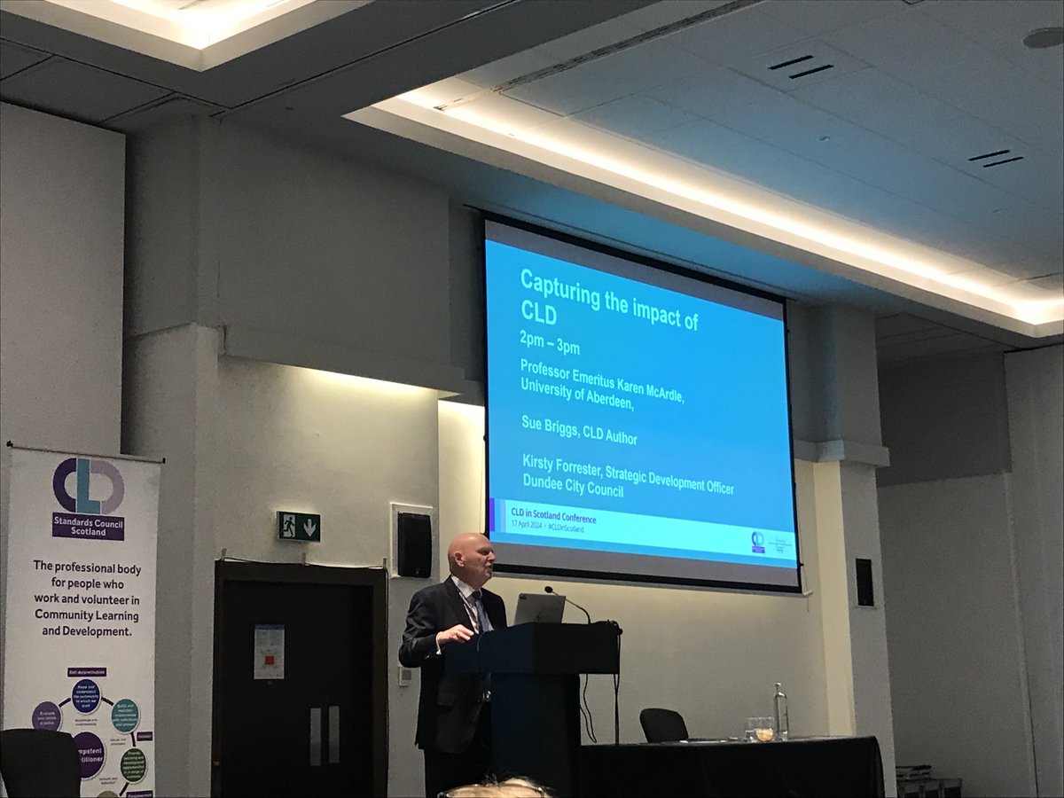 Chair ⁦@Alan_Sherry_SLC⁩ kicking off this afternoon and highlighting the role of the ⁦@cldstandards⁩ and the need for a well resourced sector.  #CLDinScotland #BecauseOfCLD 💜