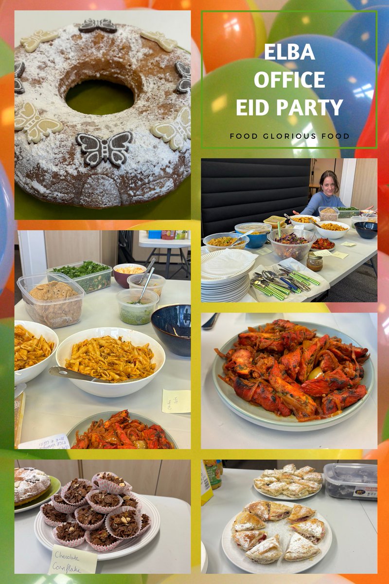 🎉✨We turned our ELBA office into an Eid extravaganza! 🌙🎈 The spirit of Ramadan wrapped up with a bow of celebration & ELBA rocked it! From scrumptious food to laughter-filled moments, every second was pure joy! 🥳📸 #EidMubarak #OfficeFun #WELBA 🎊🍬