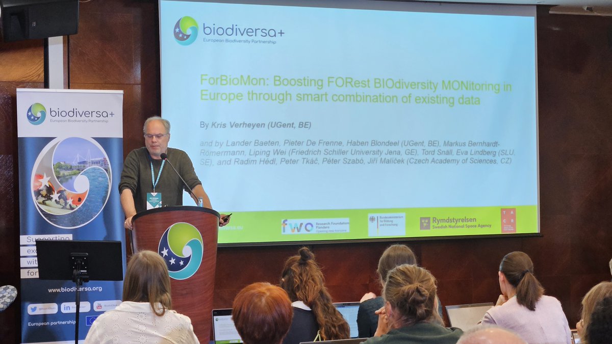 BiodiversaPlus's tweet photo. #ForBioMon will boost forest biodiversity monitoring in Europe through smart combination of three data sources that complement each other in space and time. #BiodivMonTallinn https://t.co/ePcskr0F1k