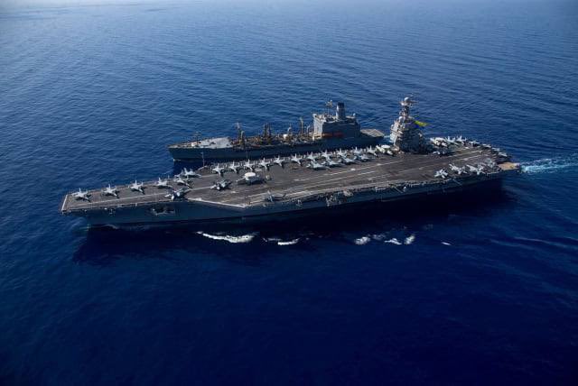 US Army ships heading to Gaza, arrive in Crete.