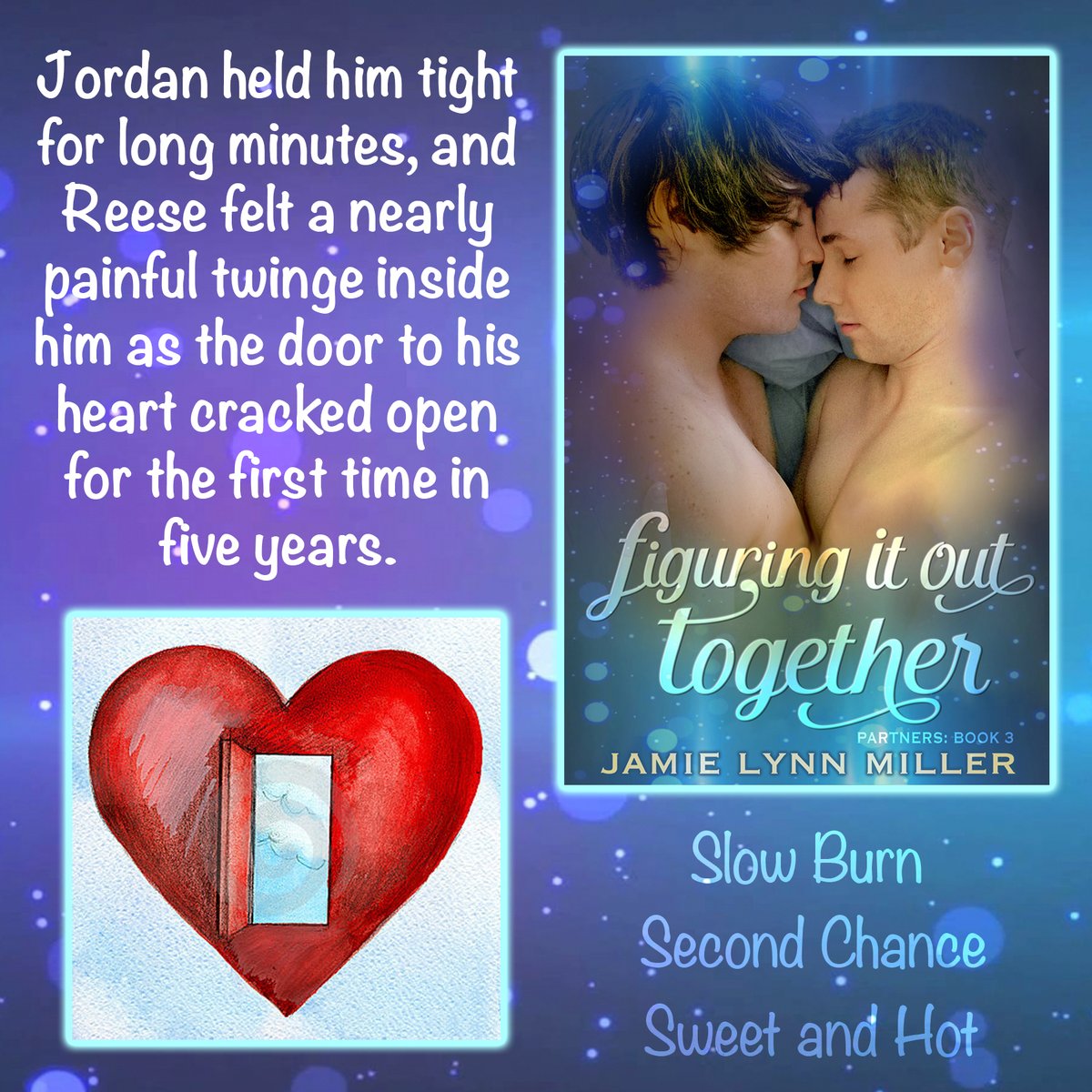 It’s BookQuoteWednesday! #BookQW This week’s word is “PAIN”. Is it ever too late for a second chance at love? Experience Reese and Jordan’s story in Figuring It Out Together! #GayRomance #MMRomance AMAZON: amzn.to/45KKInC