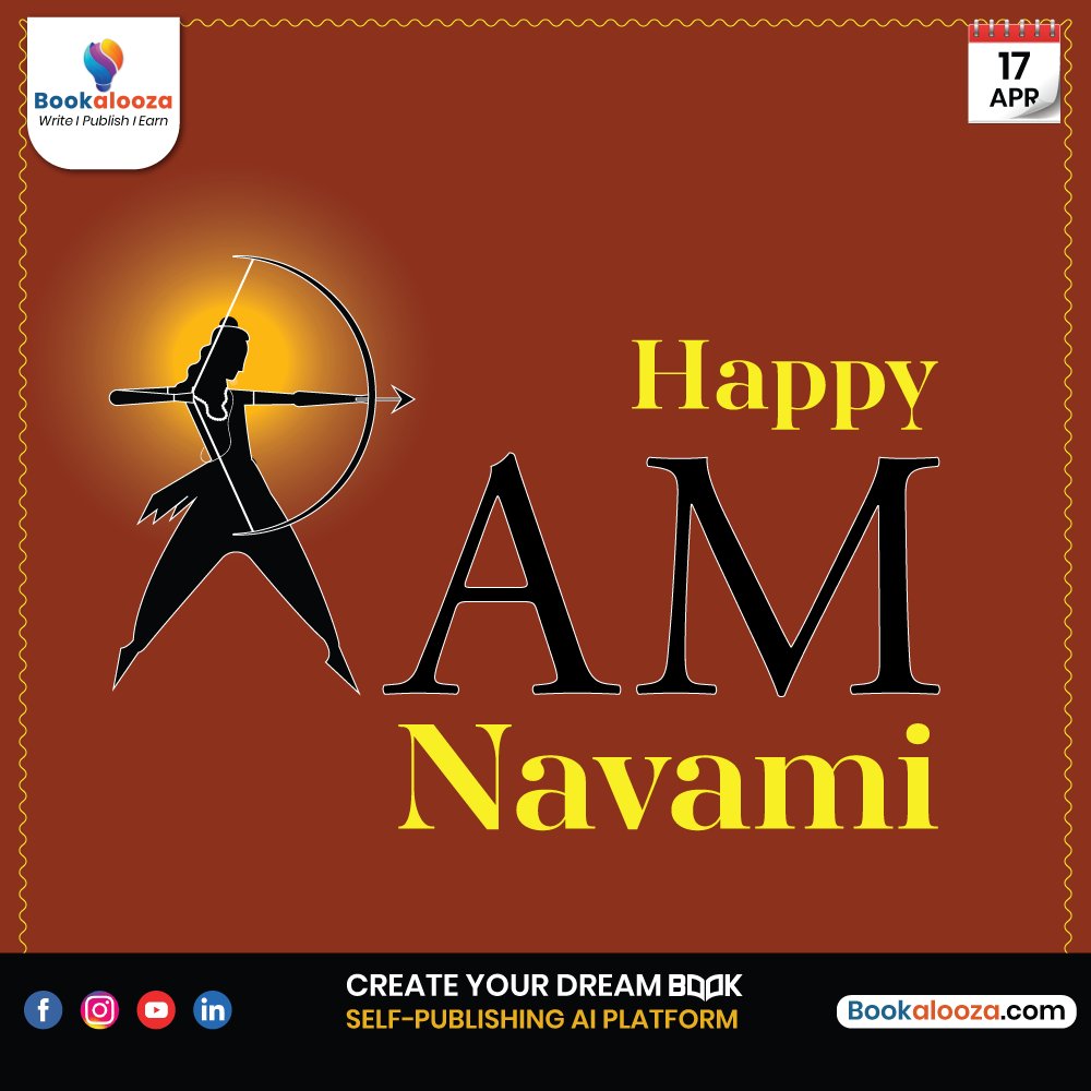 🏹✨ It's a time to celebrate the timeless tales of Lord Rama's courage, wisdom, and compassion. Create your book now: ow.ly/2A4Y50Ri68T #RamNavami #RamNavami2024 #SummerStories #Bookalooza #StoryWriting #BookWriting #SummerVacation #VacationTime #BookWriting