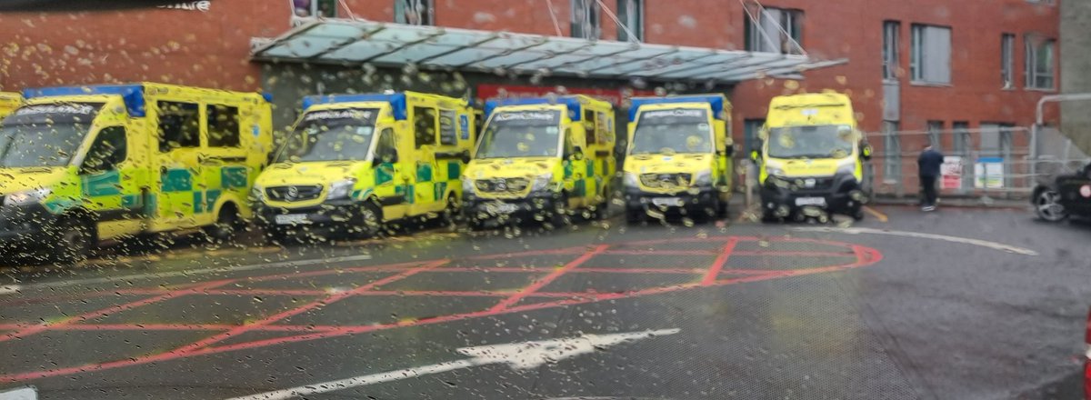 Dropping my son off for a 10 hour shift. 8 ambulances outside on a Wednesday lunchtime. He has £90,000 student debt and a job offer from Australia came this morning paying twice as much. What would you do? @wesstreeting