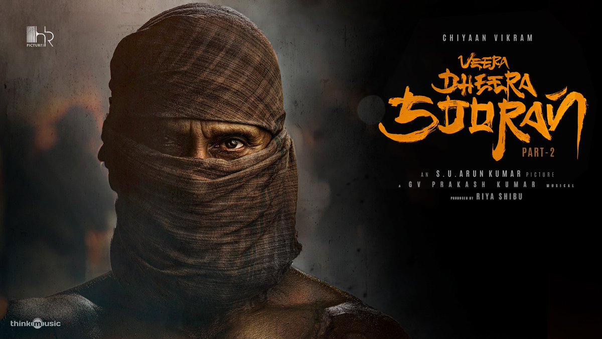 Chiyaan62's tweet photo. #Chiyaan62 is now #VeeraDheeraSooran Part -2, 
Wishing our dearest @chiyaan a very happy birthday! 

Presenting  the fiery title teaser for you all 🔥
 https://t.co/HbO0SgpBoW…

#HBDChiyaan #காளி #Kaali 🧨

#HBDChiyaan 

 #SUArunkumar @iam_SJSuryah #surajvenjaramoodu @gvprakash https://t.co/QtqO1TjoeV