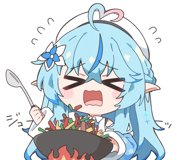 今日イラストあがらなそうなので最近描いた中でお気に入りのチんじゃうちんじゃうチンジャオロースラミィちゃんを再掲しておきます 