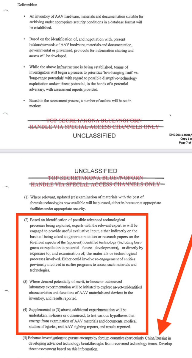 The KONA BLUE documents corroborate comments Elizondo made to the NYT re: the “storage” of “materials” “recovered from” UAP. The *intent* of AAWSAP and KB was to receive (from “governmental or privatized” “holders/stewards”) and analyze such materials. Grusch said the same.