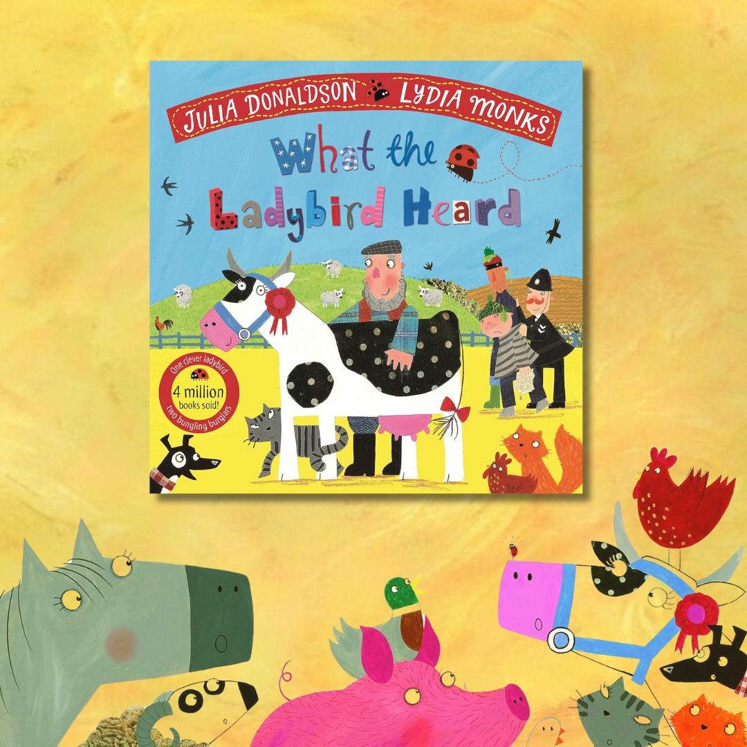 PanMacIndia's tweet photo. With a cast of everyone's favourite farm animals, WHAT THE LADYBIRD HEARD is a brilliant rhyming adventure by JULIA DONALDSON and @LydiaMonks! π
Buy now: https://t.co/calaKhQBWV
#juliadonaldson #lydiamonks #whattheladybirdheard #childrensbooks #letsreadwithpanmac https://t.co/KtEWaHvceH