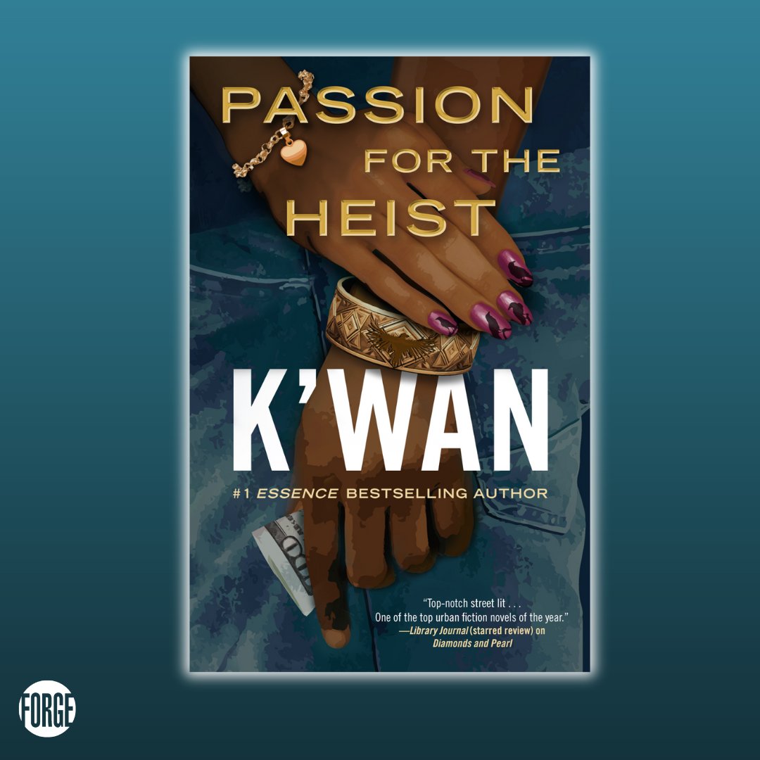 We're blown away by this gorgeous cover for #PassionForTheHeist by bestselling author @KwanTheWriter! On sale 8.27.24. Art credit: Original photographs by Troy Spoelma and Alex Mik. Get your copy here: us.macmillan.com/books/97812508…