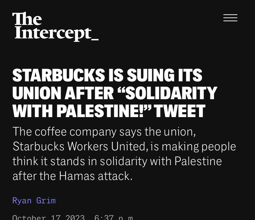 Reminder that this and their usual union busting is why ppl are (and should be) boycotting Starbucks