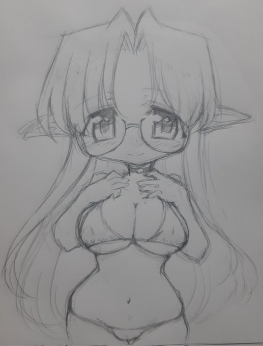 うちのこエネミアをらくがき。
結局いつものやん。 