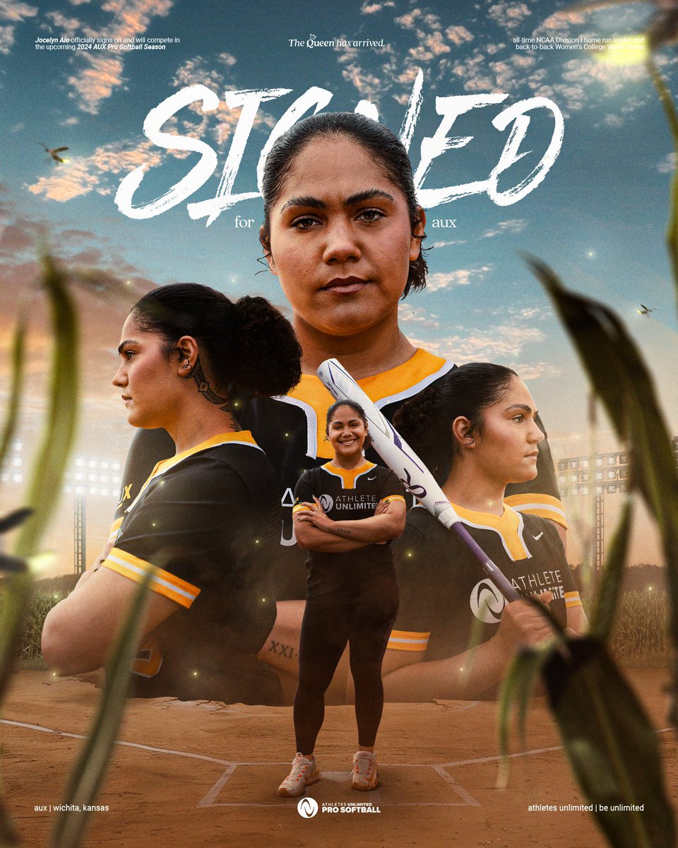 introducing the newest addition to the #AUX roster, @78jocelyn_alo 🤗

▫️ <a href="/NCAASoftball/">NCAA Softball</a> Division I Home Run Leader
▫️ Back-to-Back WCWS Champion with <a href="/OU_Softball/">Oklahoma Softball</a> 
▫️ 2x <a href="/USASoftball/">USA Softball</a> Collegiate Player of the Year

👉 auprosports.com/read/softball-…