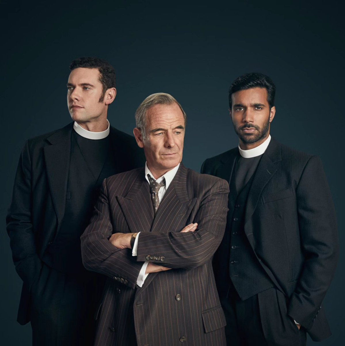 FIRST LOOK - Meet Reverend Alphy Kotteram. Grantchester, Season 9. Premiering in the USA on Sunday June 16th, 9pm (8pm central time) on @masterpiecepbs @PBS 🇺🇸