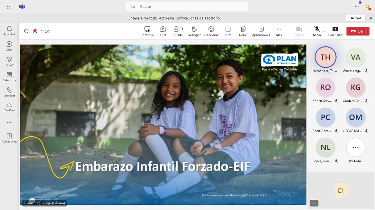 #AEstaHora comenzamos nuestro tercer laboratorio pedagógico del año, en compañía de @FundacionPlan. Vamos a abordar la importancia de visibilizar el embarazo infantil forzado y los impactos de los matrimonios infantiles y uniones tempranas en la #Niñez 📲👉bit.ly/4b207Dj