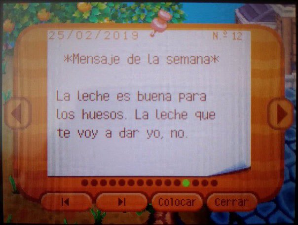 Nunca entréis a ver los mensajes de la semana antiguos de Animal Crossing Wild World