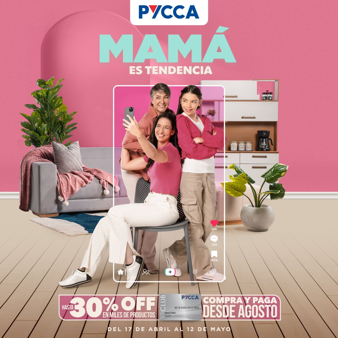 ¡En este próximo #DiadelaMadre, Mamá es tendencia! 😎🌸

Está campaña va dedicada a esas madres increíbles que son expertas en la vida real y ahora también en el mundo digital.

Ellas son las reinas de los memes y stickers en whatsapp, las expertas en las #tendencias de TikTok.