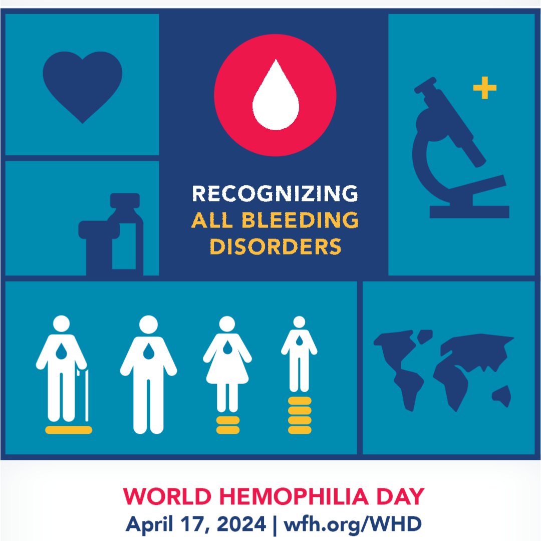 #WHD24 honours the 200k+ affected globally, and embrace the #awareness of #haemophilia has on the population. From the affected, to the professionals doing the treatment and research. Every small step is a step into a better future. #WEareBIOCOM