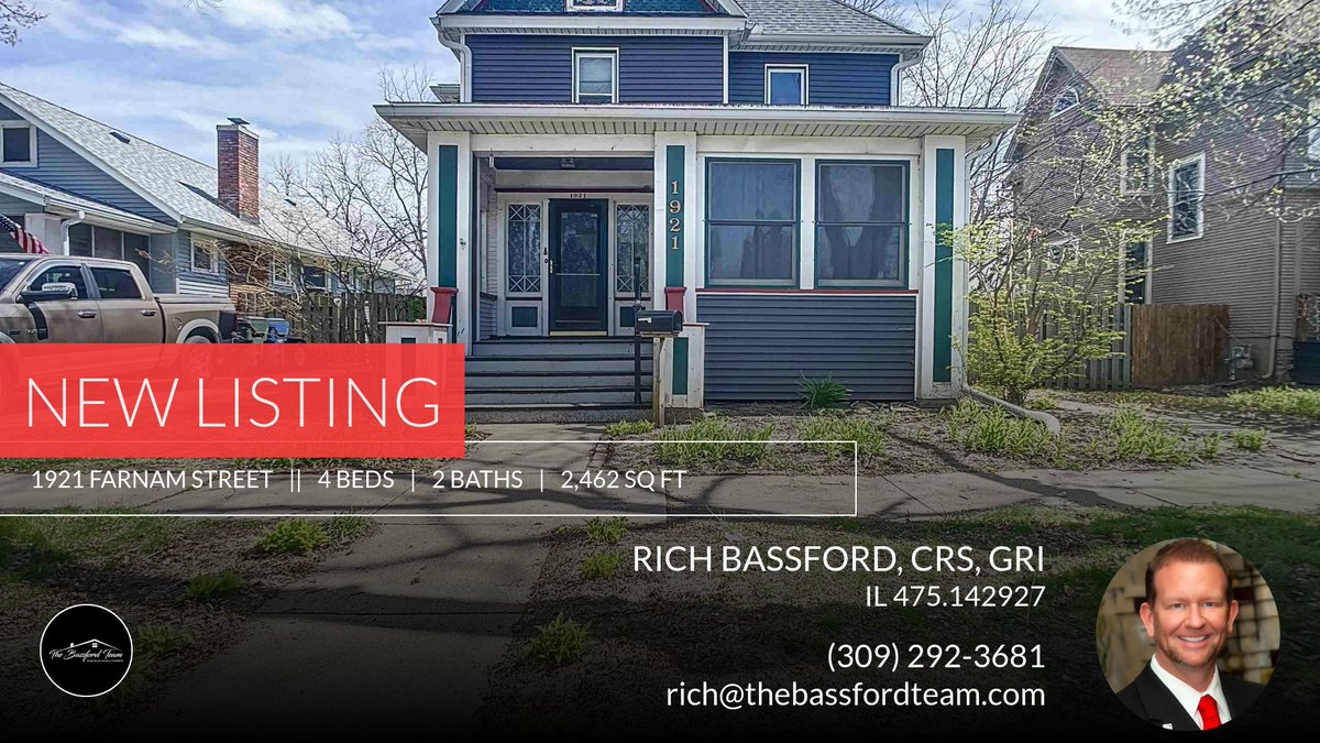 📍 New Listing 📍 Take a look at this fantastic new property that just hit the market located at 1921 Farnam Street in Davenport. Reach out here or at (309) 292-3681 for more information

Rich Bassford, CRS, GRI,
RE/MAX Conce... homeforsale.at/1921_FARNAM_ST…