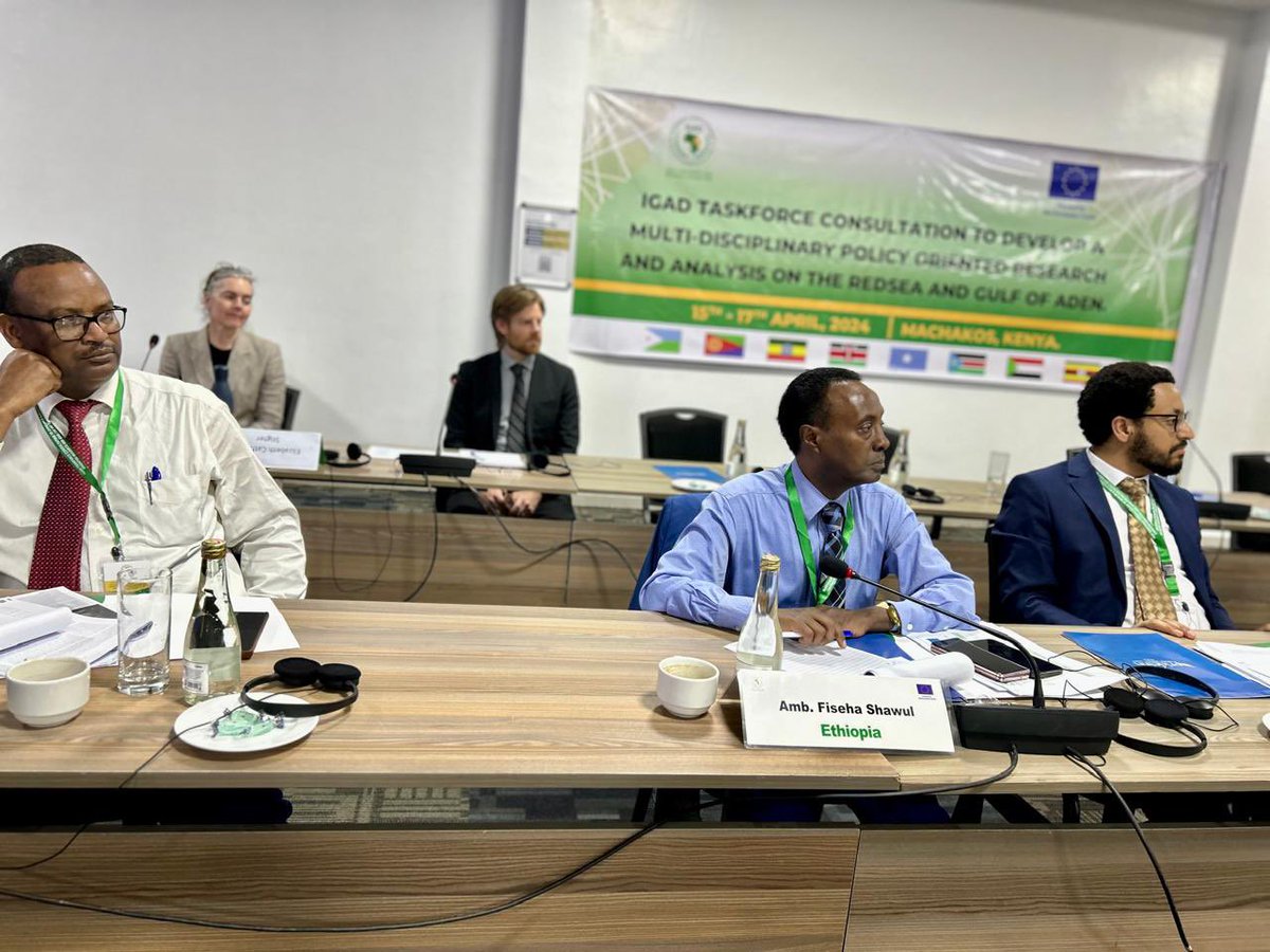 Closing ceremony for the IGAD Taskforce consultation to develop a multi-disciplinary policy-oriented research and analysis on the Red Sea and Gulf of Aden.  #IGAD #igadresgas #EU