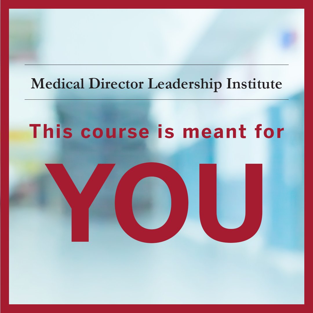 Whether you manage a small team or are a chief of staff, this program is for you. We welcome all health care leaders. Your unique background, training, and community are all valued in this course's supportive cohort format. Learn more and register at hubs.li/Q02sJnp60.