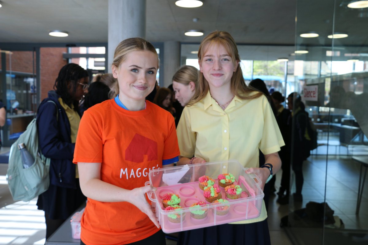 Our 2023/24 Sports Captain is running the London Marathon on Sunday for one of our school charities, @MaggiesRFH - go Sophie! Pupils are supporting her with a bake sale fundraiser today. All donations gratefully received: bit.ly/49EIQPk #commitment #courage #kindness