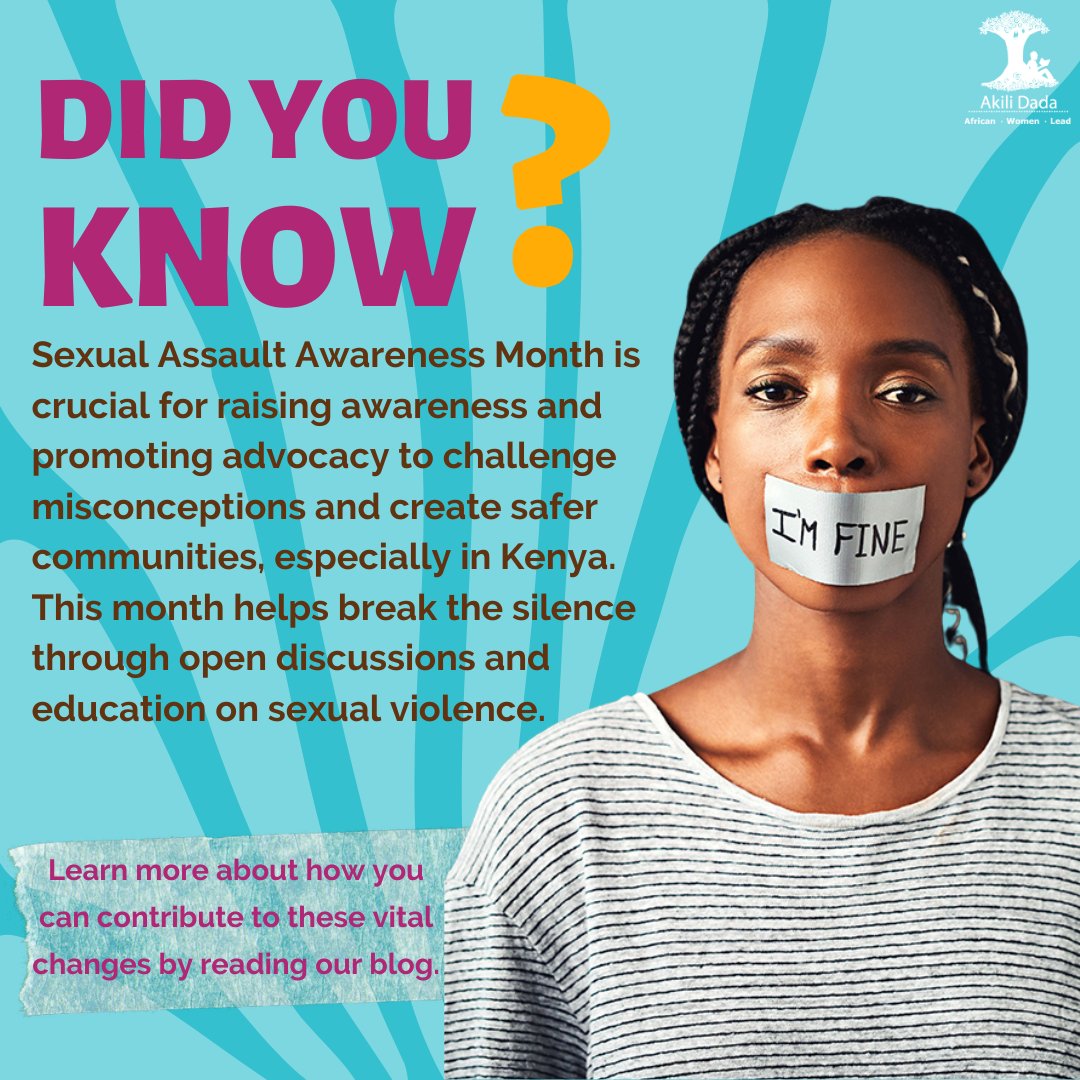 This #SexualAssaultAwarenessMonth, we're spotlighting Kenya's battle against sexual violence. Cultural and social barriers often protect perpetrators and silence survivors. 

Discover how you can make a difference—read our latest blog: tinyurl.com/ycy996mp

#EndSexualViolence