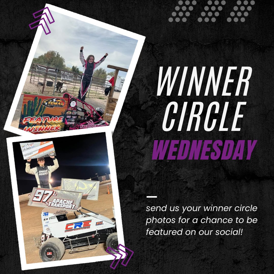 WINNER, WINNER, WINNER! 🏁 Add your Winner's Circle photos in the comment section below for a chance to be featured on our next #WinnersCircleWednesday! 🏆