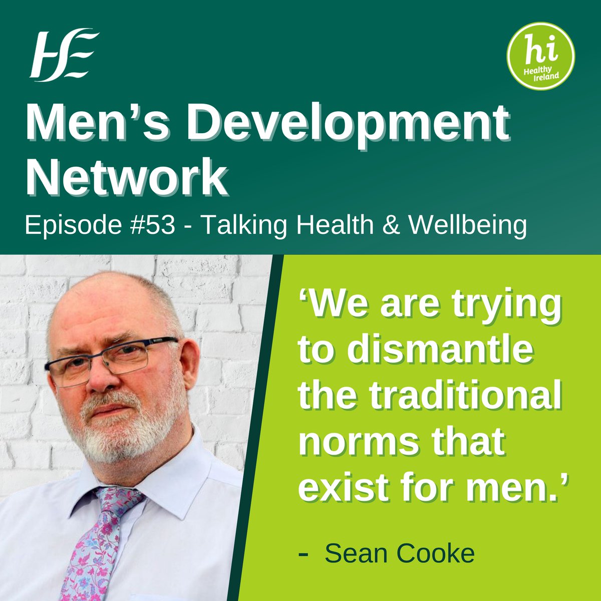 This week's #TalkingHealthandWellbeing  #podcast  touches many important issues, from #MensHealth & #farmerhealth  to #domesticviolence and #GenderEquality all part of the work of the Men's Development Network, working to address these & related issues:  open.spotify.com/episode/3f17Yg…