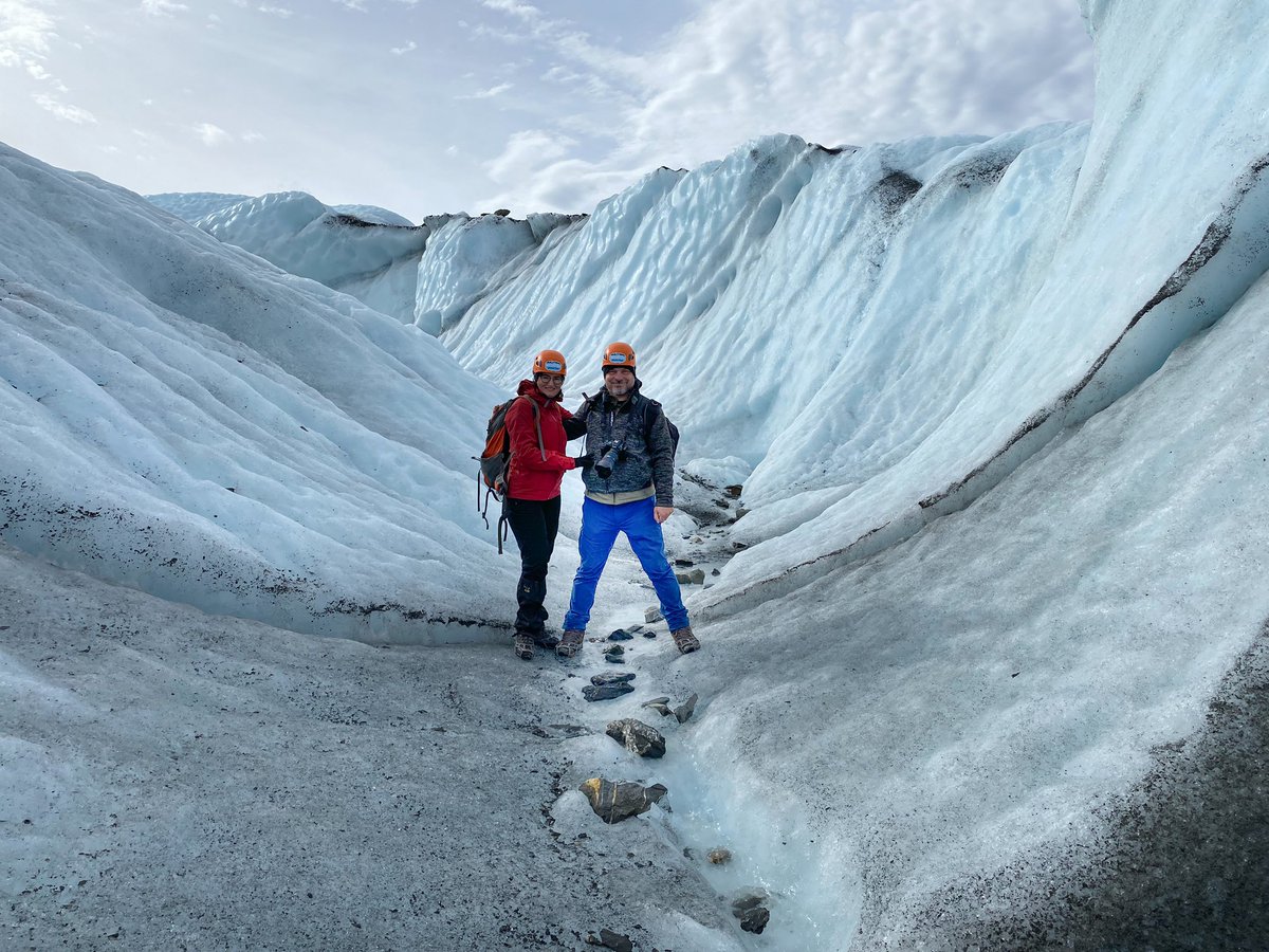 TimesWilderness's tweet photo. "Hiking on the #Matanuska #Glacier. At 27 miles long and 4 miles wide, it is the largest glacier accessible by car in the #UnitedStates" - @TheVanEscape1
#hikingadventures #hiking #glacierhiking #glaciers #Alaska #landscapephotography #nature #matanuskaglacier https://t.co/hu1i39OSed