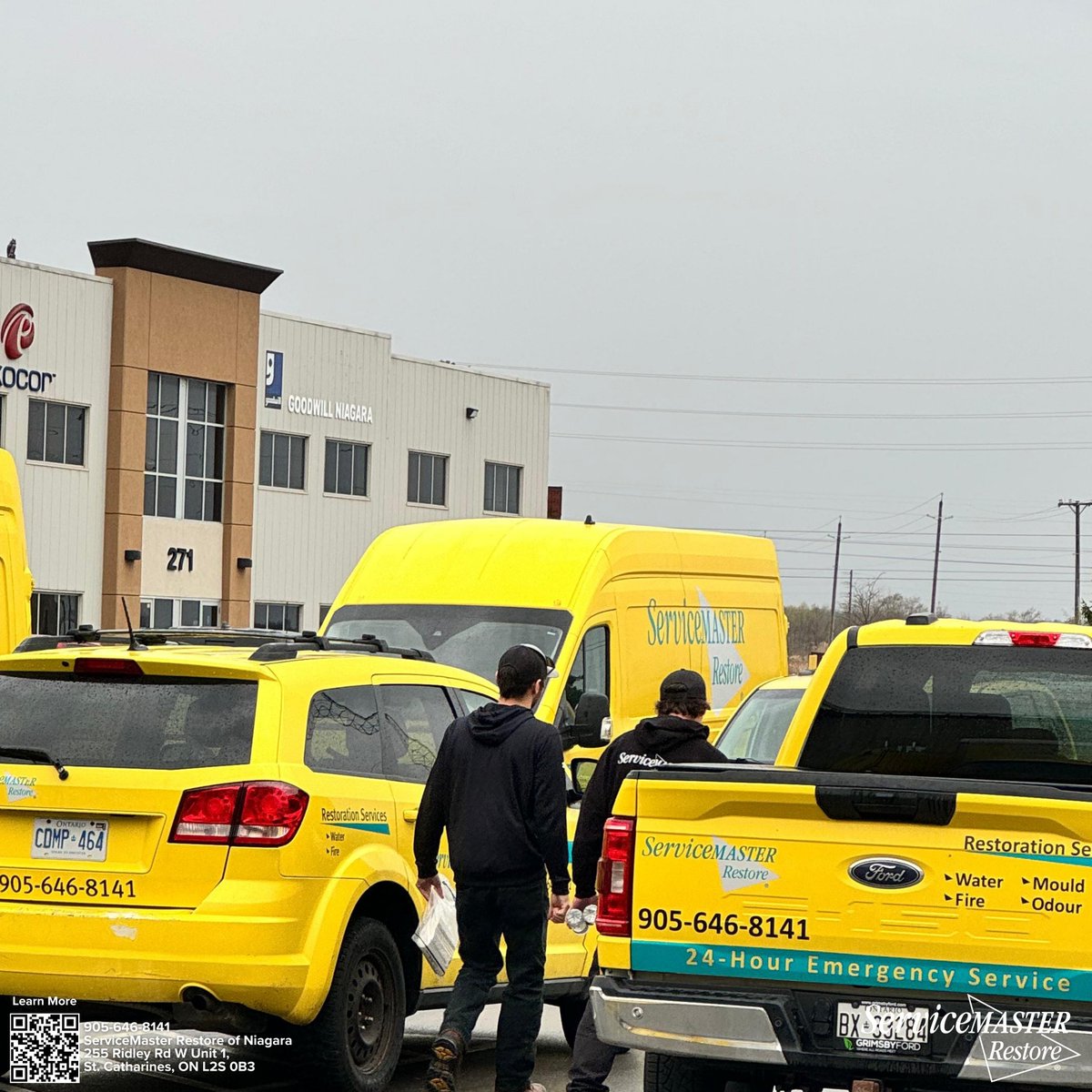 Our crews preparing equipment and heading off to their respective job sites on this gloomy Thursday morning. 👏

#Restoration #RestorationServices #Insurance #InsuranceClaims #ServiceMasterRestore #ServiceMasterRestoreOfNiagara