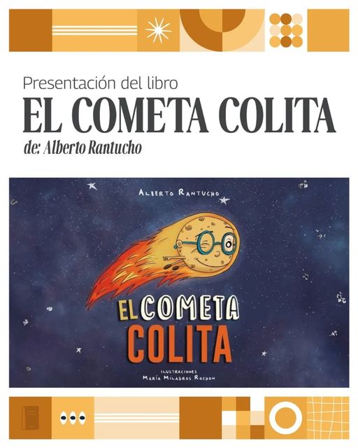 #AlAire Alberto Rantucho para referirse a  su libro "El cometa Colita" que será presentado hoy a las 18 en el salón de actos de la Cooperativa Obrera, Zelarrayán 560, y que contará con la presencia de María Milagros Rochón, ilustradora del libro.

📻 <a href="/BahiaNacional/">NacionalBahíaBlanca</a>, tu radio.